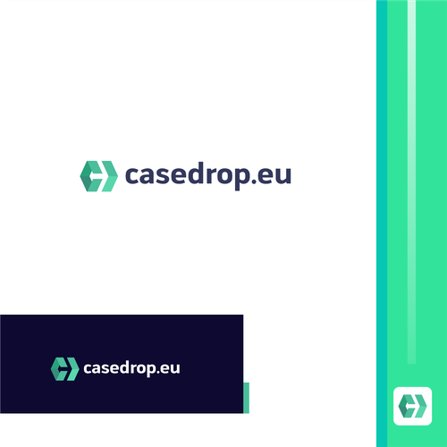 Logo for casedrop.eu Design by Elesense