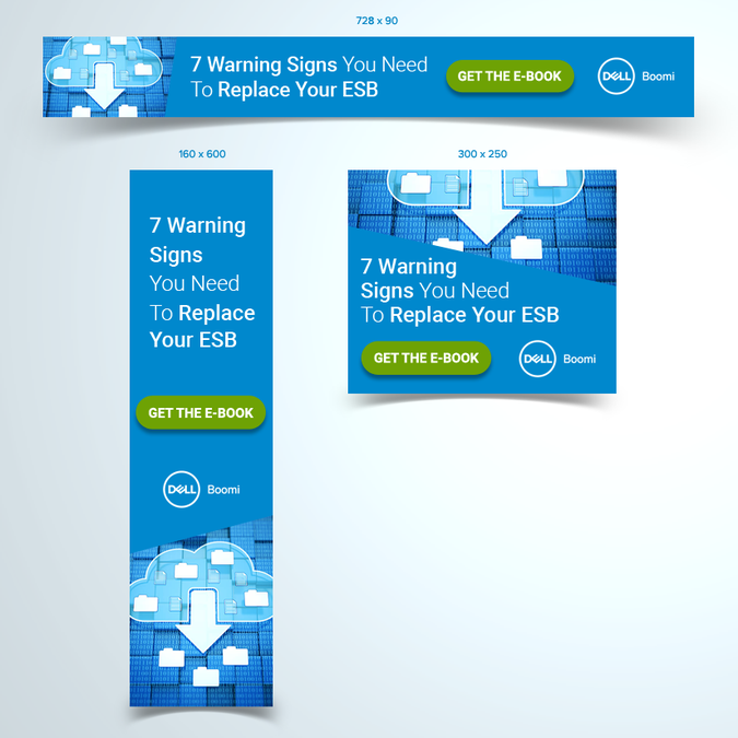 Create a set of multiple Display Ads for Dell | Banner ad contest