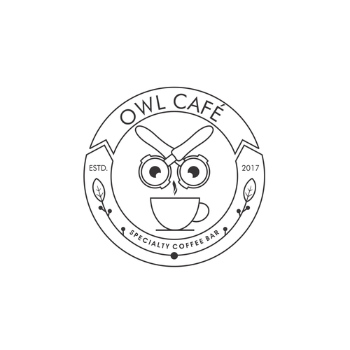 a new coffee shop logo design "owl cafe" Diseño de DeBarra