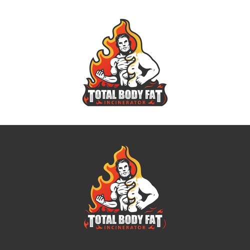Design a custom logo to represent the state of Total Body Fat Incineration. Réalisé par irondah