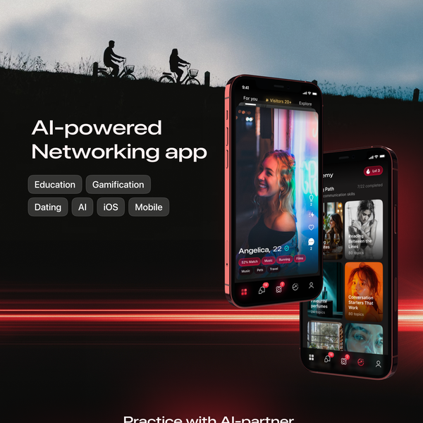 Mobile app | Network dating | UI/UX design | AI-powered | Gamification