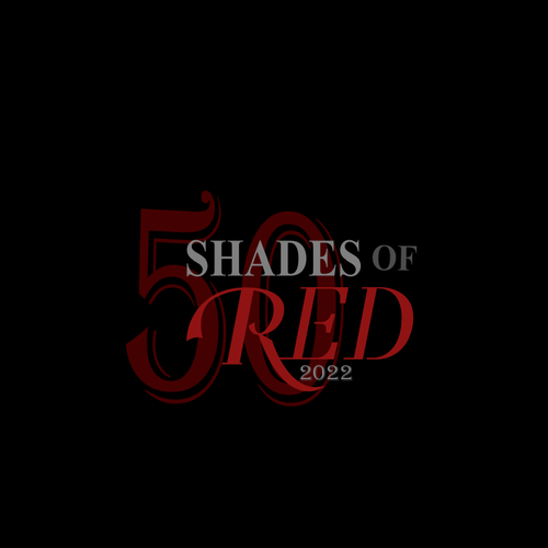 Logo for "50 Shades of Red" themed party Design by LogoLab77