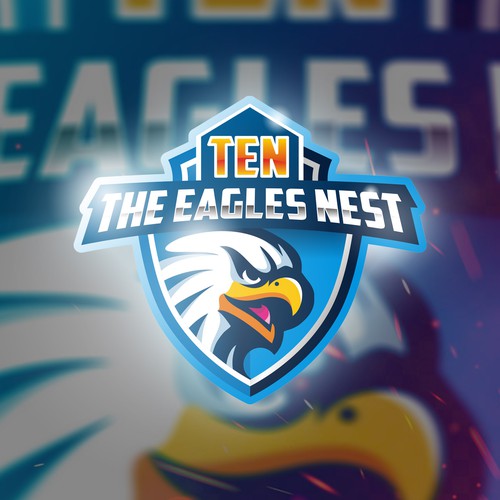 TEN | The Eagles Nest | Logo For Gaming Community Design by artopelago™