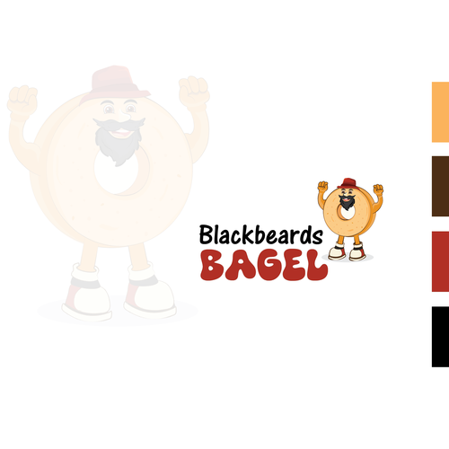 Blackbears Bagel Design by SilverPen Designs