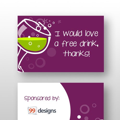Design the Drink Cards for leading Web Conference! Réalisé par iAquarian