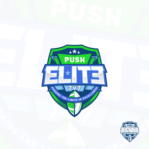 Elite football team logo designed to stand out in a crowd or tournament. Design by MarkyWhiskeyhands