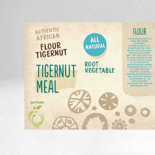 Fun catchy packaging design for food Diseño de Hunny