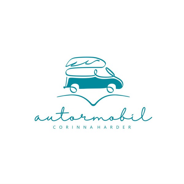 Design by Ngupakarti titled "Traveler writer logo called "autor mobil""