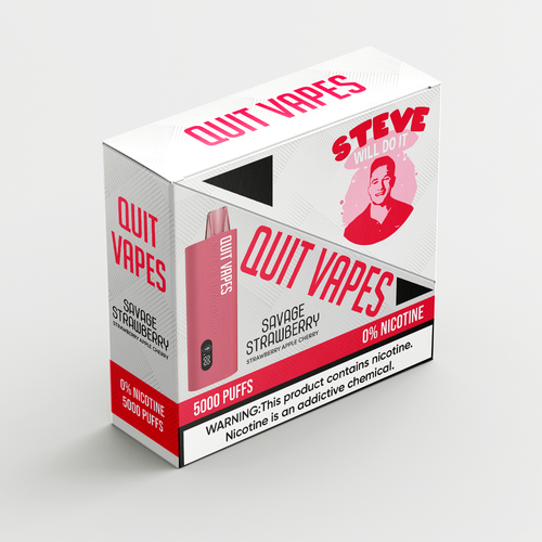 Quit Vape Package for disposable vape device Design by SONUPARMAR