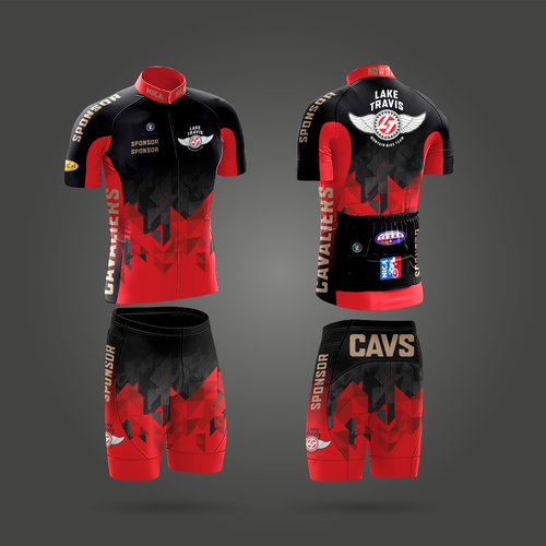 Design the uniform for the lake travis high school mountain bike