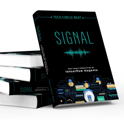 The challenging book cover design that tells the comming of Next Generation Music Production Design by Yesna99