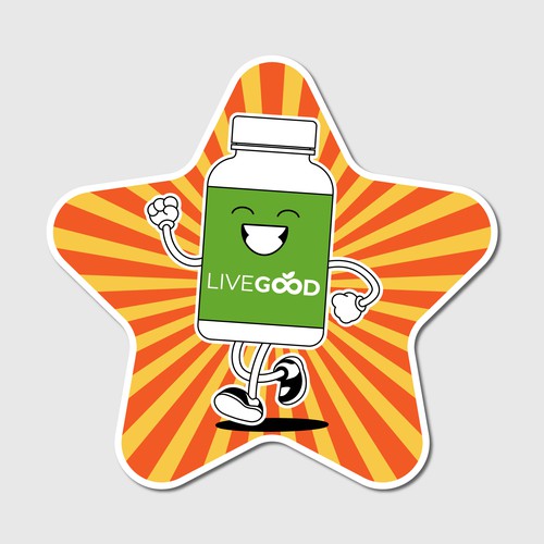 NEW - ***GUARANTEED PRIZE*** MULTIPLE WINNERS - Sticker for Supplement Brand Design by Digital Man ✅