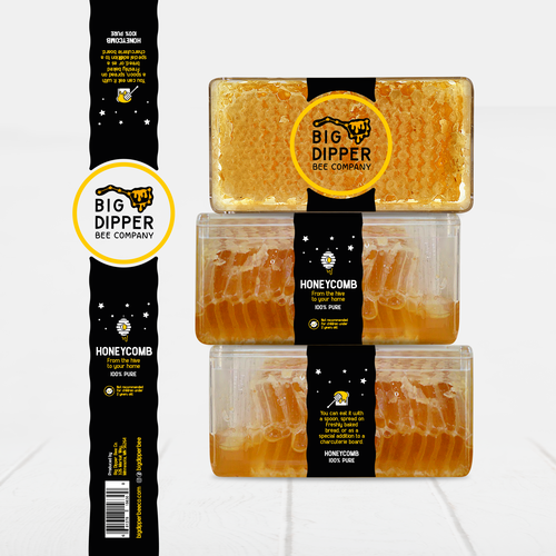 Design a label for my home grown Honey Comb Design by Nat*Design