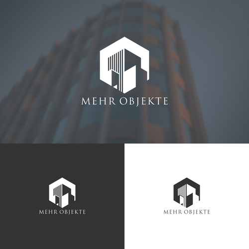 Corporate identy and logo for real estate marketing agency Design by komobabus