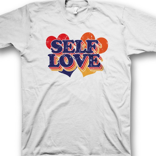 SELF LOVE MERCH T-SHIRT Design by saka.aleksandar