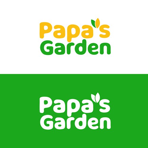 Fun garden logo for our kids to honor grandpa Design by jabirgraphics