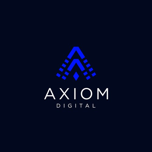 axiom digital logo design Design by pleesiyo