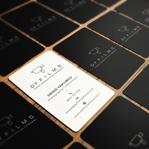 Business card for video production company Design by Galaxiya