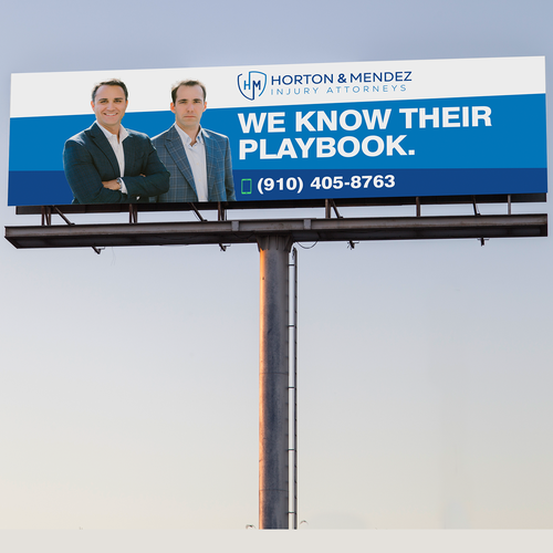 Personal Injury Lawyer Billboard Design Showdown! Design by Kosmos Creatives