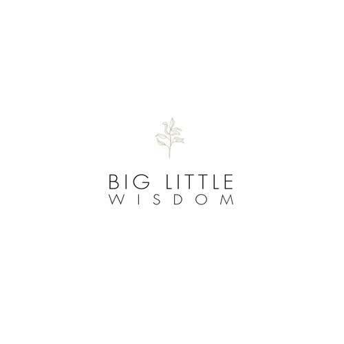 Create a pure & simple logo/ CI for "Big Little Wisdom" (Ayurvedic Inspired Skincare) Design by JU_PO