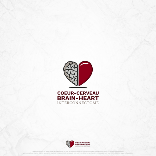 We need a logo that focusses on the interaction between the brain and heart Diseño de petir jingga