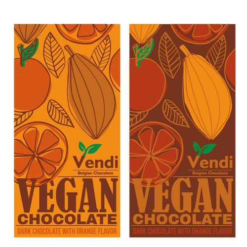 Vegan Chocolate Tablets Design von Fe Melo