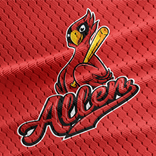 High School Baseball Team Logo Design by Runfitri