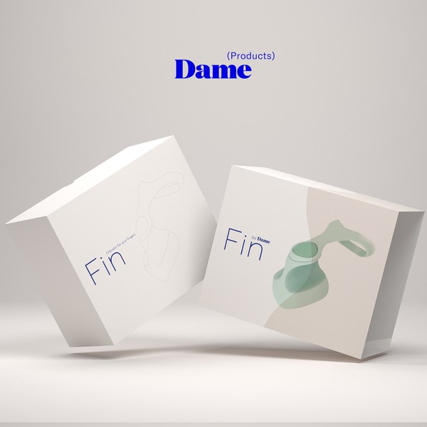 Packaging design for Fin's Finger Vibrator