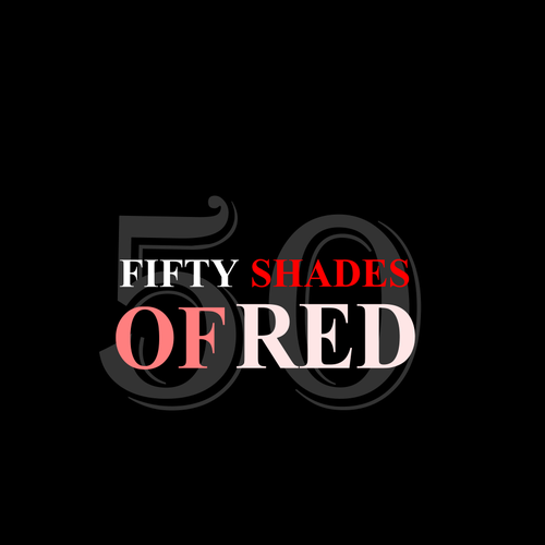 Logo for "50 Shades of Red" themed party Design by LogoLab77