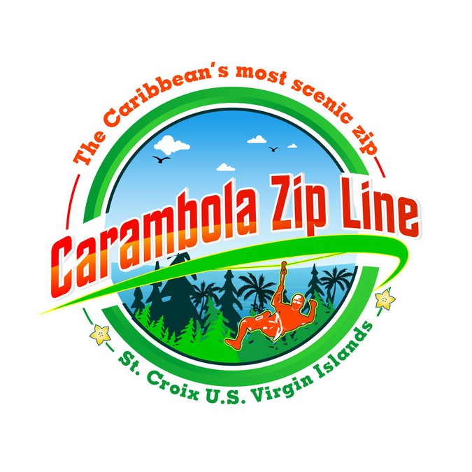 Carambola Zip Line 0n St.Croix Logo design contest