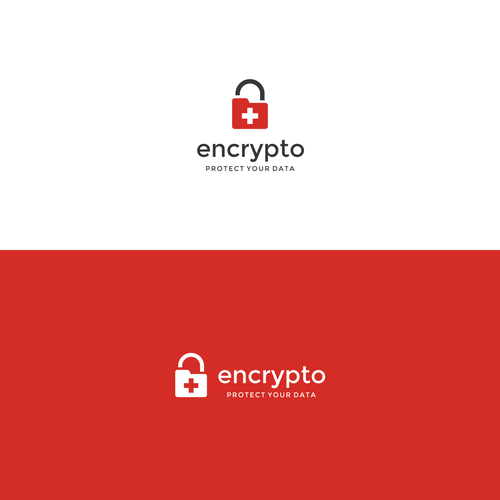 Swiss hosted secure doc storage Encrypto.com needs logo and brand built Design by Ricky Asamanis
