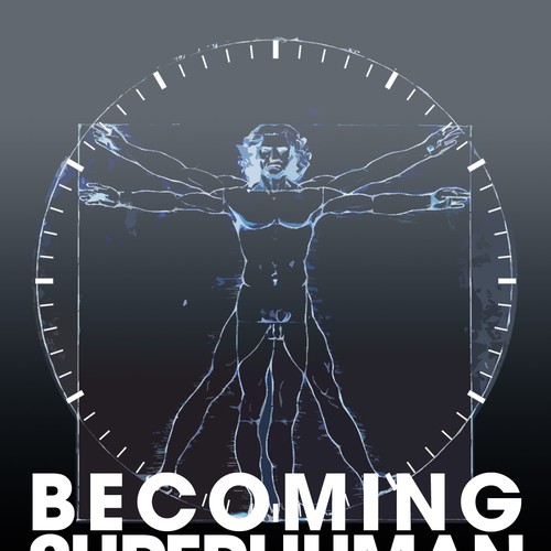 "Becoming Superhuman" Book Cover デザイン by David Armstrong