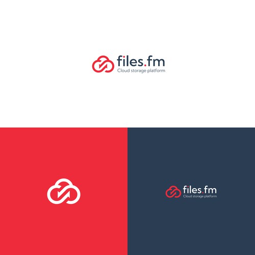 Files.fm logo and brand refresh for cloud storage platform Design by Xandy in Design