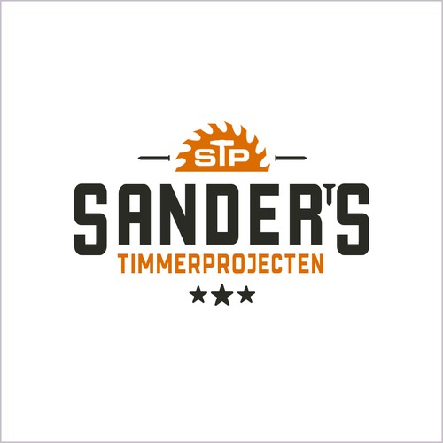 "Ontwerp een stoer logo voor een een mans timmerbedrijf." ganador Logotipos