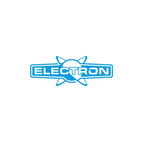 Newlogo designwith the electron drawn as a solid logo Diseño de Xisco™