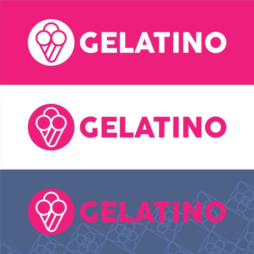 rocketstudioさんのWe need a creative interesting logo for gelato shop "Gelatino"デザイン