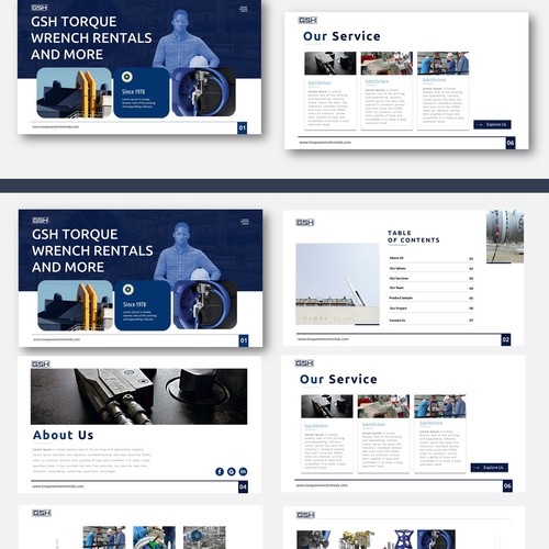 PowerPoint template contest entry by The Pentagraph