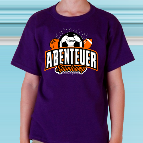 Create a cool summer sports camp shirt for 3000 kids (age 6-12) Design by iam_PaDe