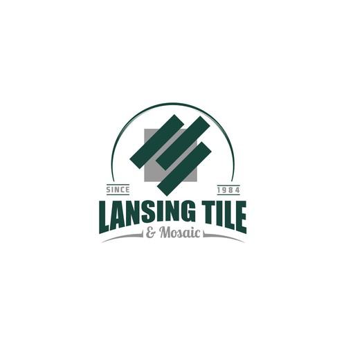 Lansing Tile & Mosaic Logo Update/Refresh for 40th Anniversary Year Design by sunshine_design