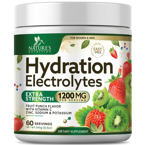 Hydration Electrolytes Design Needed for Nature's Nutrition Design by Black-Pepper
