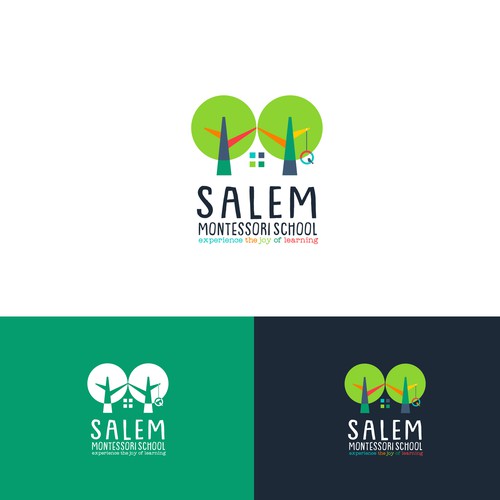 Successful Montessori School of 25 years needing new logo & branding. Design by m-art