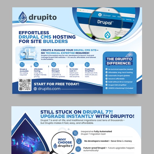 Postcard, flyer or print contest entry by *FBCTechnologies*