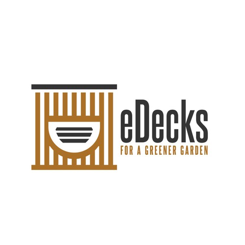 in need of powerful modern logo for nationwide decking company Diseño de Rekker