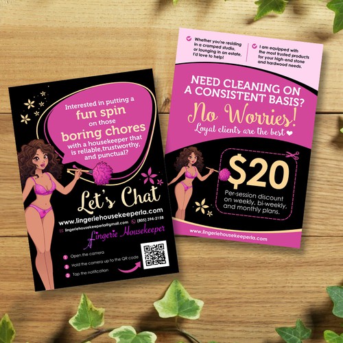 Lingerie flyer Template