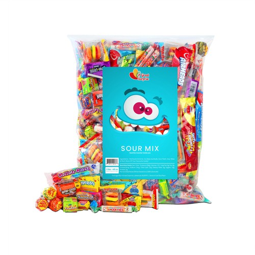 Design a modern, clean, chic, and professional candy label. Design by Imrank