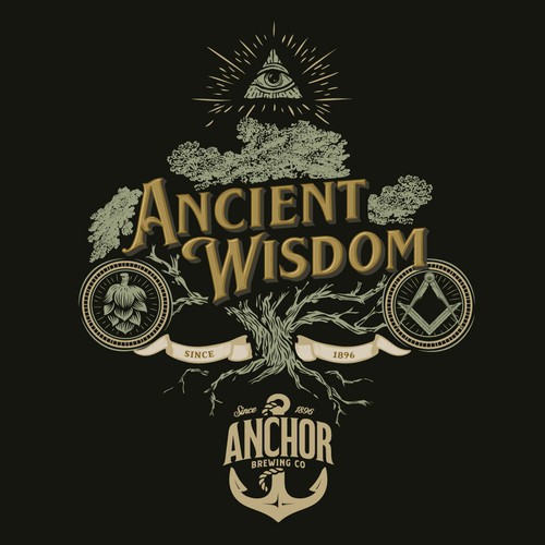 Fun project for America's oldest craft brewery, Anchor Brewing Co.! Design by MilosWorkshop