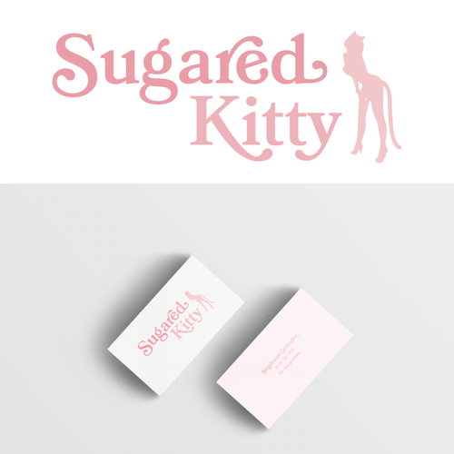 Design a SEXY kitty logo for a women's hair removal salon - Sugared Kitty - Studio Design by roxirolls