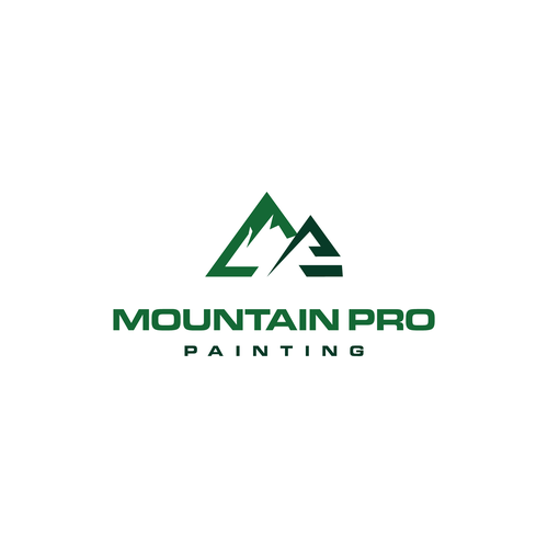 High-end, tech-focused Colorado painting company brand package Design by MD Design99