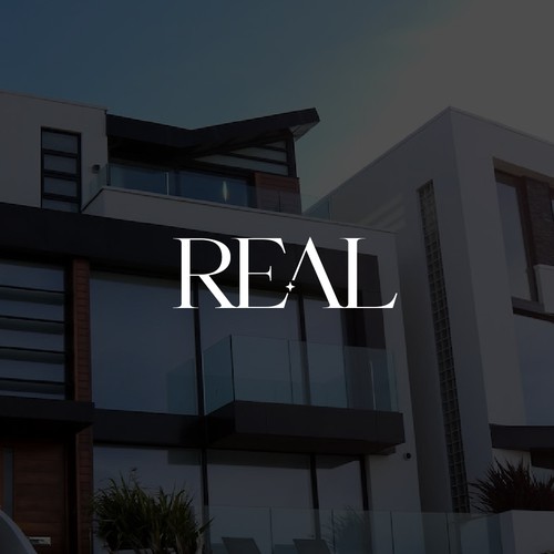 Logo for Real, project management consultancy in luxury real estate and construction Design by ACZ_designs
