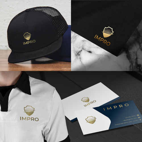 Das Logo soll schlicht sein und IMPRO mit großen Buchstaben geschrieben sein. Design by Callister